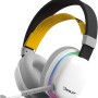 Diadema Gamer Ocelot Gaming PHANTOM H1 - Inalámbrico - Bluetooth - Blanco, Amarillo - PHANTOM H1