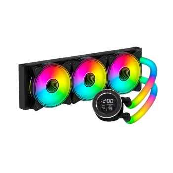 Disipador Ocelot POLAR WAVE 360 - 4 Pines - 800 RPM - RGB - Negro - POLAR WAVE 360