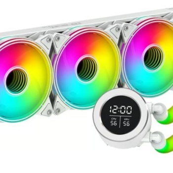 Enfriamiento Líquido Ocelot Polar Wave 360 White - 3 Ventiladores - 1800 RPM - ARGB - Blanco - POLAR WAVE 360 WHITE Enfriamiento Líquido Ocelot Polar Wave 360 White - 3 Ventiladores - 1800 RPM - ARGB - Blanco - POLAR WAVE 360 WHITE
