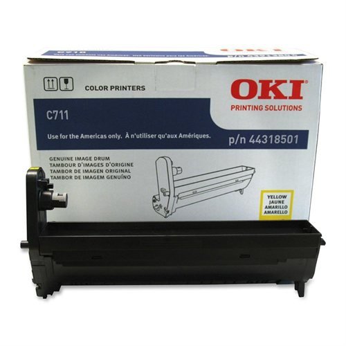 Tambor de Tóner Amarillo OKI C711 - 20000 Páginas - Modelo 44318501