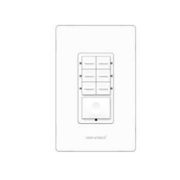 Interruptor Inteligente Orvibo T10S7ZW-1UO - 7 Botones Programables - Controlador de Escenas - WiFi - MESH - T10S7ZW-1UO