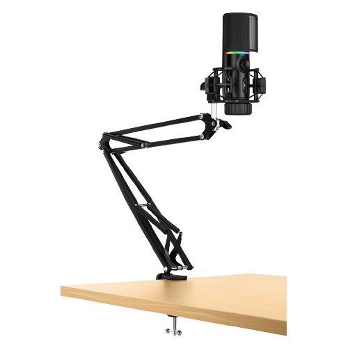 Micrófono Streamplify MIC ARM con Brazo de Montaje - Cardioide USB RGB - Modelo 4251442506377
