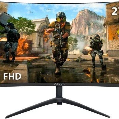 Monitor Gamer Q-touch QT-G27C - 27" - Full HD - 165Hz - HDMI - DisplayPort - Curvo - QT-G27C