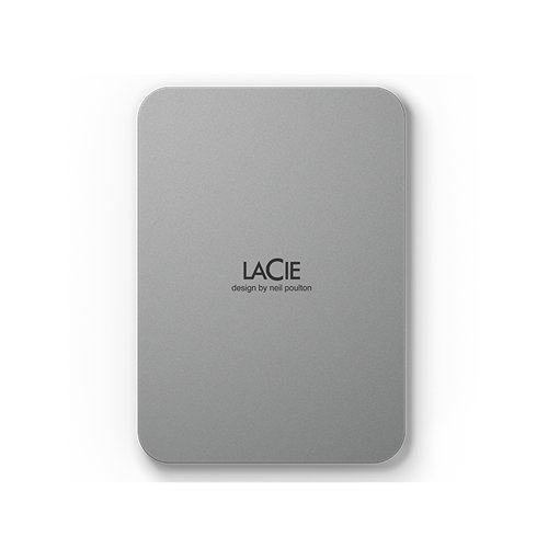 Disco Duro Externo LaCie Mobile Drive 2TB USB-C 3.2 Plata STLP2000400