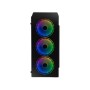 Gabinete Gamer YeYian Krypton - Media Torre - ATX/Micro ATX - 3 Ventiladores - Panel Lateral  - YCH-MTA7-01BK