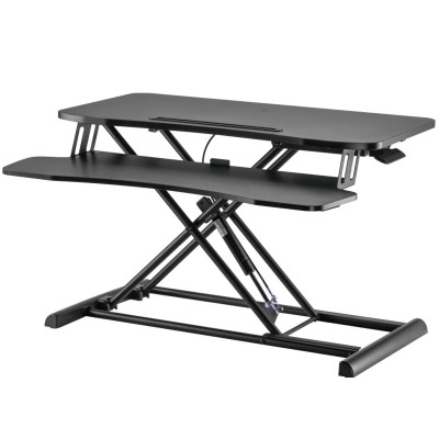 Estación de Trabajo OvalTech OVDESK-800MM - 80cm x 40cm - Negro - OVDESK-800MM