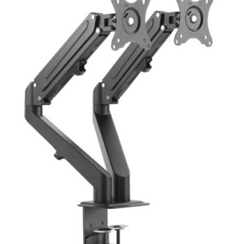 Soporte Doble para Monitor OvalTech 17-27 Pulgadas VESA 75x75-100x100mm 6.5kg Modelo OVM-D1727 Soporte Doble para Monitor OvalTech 17-27 Pulgadas VESA 75x75-100x100mm 6.5kg Modelo OVM-D1727