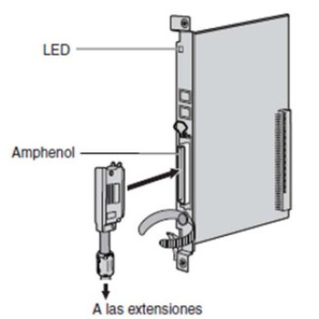 Tarjeta de Expansión Panasonic  KX-TDA6175XJ -16 Extensiones - KX-TDA6175XJ