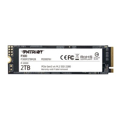 Unidad de Estado Sólido PATRIOT P300 - M.2 - 2TB - PCI-E 3.0 - P300P2TBM28