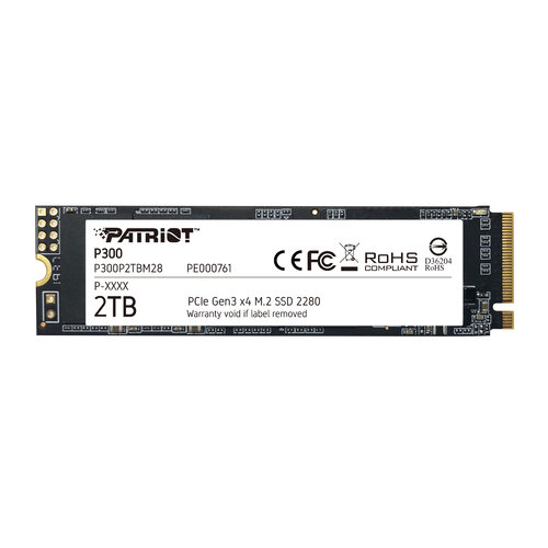SSD Patriot P300 M.2 2TB PCIe 3.0 NVMe - P300P2TBM28