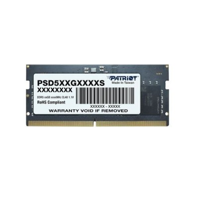 Memoria RAM PATRIOT Signature Line - DDR5 - 16GB - 4800MHz - SO-DIMM - Para Laptop - PSD516G480081S