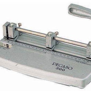Perforadora Pegaso 300 - Triple - Ajustable - Gris - 300