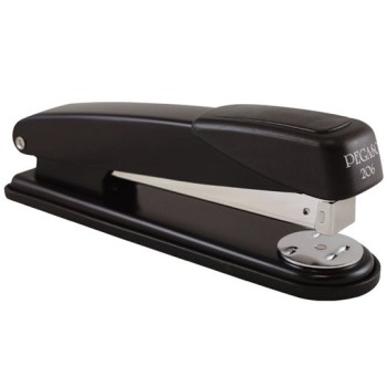 Engrapadora Pegaso 206 - Tira Completa - Capacidad 15 Hojas - Negro - Modelo 308.206