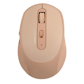 Mouse Perfect Choice Clix - Inalámbrico - USB - 6 Botones - Caqui - PC-045151