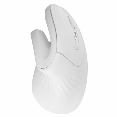 Mouse Perfect Choice Snouse - Inalámbrico - USB - Vertical - Blanco  - PC-045205