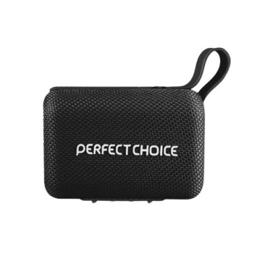 Bocina Portátil Perfect Choice PC-113294 - Bluetooth - USB-C - 10W - Negro - PC-113294