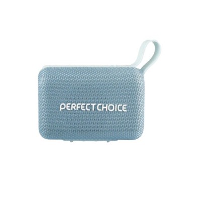 Bocina Portátil Perfect Choice PC-113317 - Bluetooth - USB-C - 10W - Azul - PC-113317