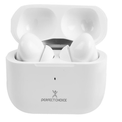 Auriculares Perfect Choice PC-117193 - Inalámbricos - Bluetooth - Blanco - PC-117193