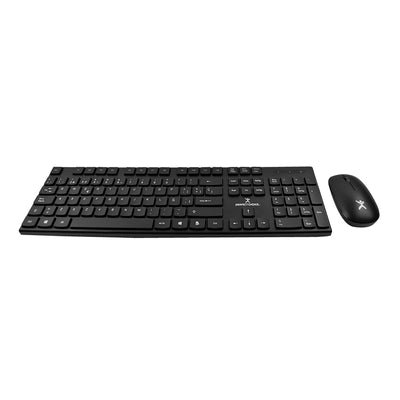 Kit de Teclado y Mouse Perfect Choice Dust - Inalámbrico - Negro - PC-201281