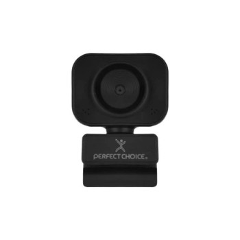 Cámara Web Perfect Choice Fixel - 2K QHD - USB - Micrófono - Negro - PC-320517