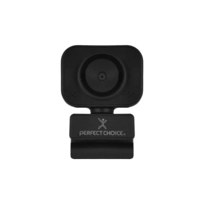 Cámara Web Perfect Choice Fixel - 2K QHD - USB - Micrófono - Negro - PC-320517