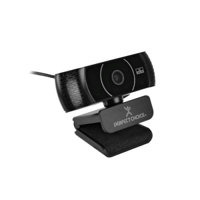 Cámara Web Perfect Lenso - 4K Ultra HD - USB - Micrófono - Negro - PC-320524