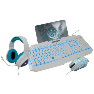 Kit Gamer Vortred Avalanche 4 en 1  - Teclado - Diadema - Mouse - Mouse Pad - V-930457