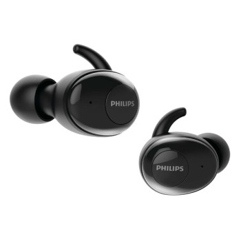 Auriculares Philips SHB2515BK - Inalámbricos - Bluetooth - Micrófono - Negro - SHB2515BK/10