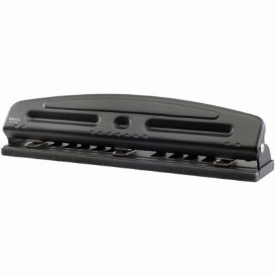 Perforadora Pilot PM-1030 - 3 Perforaciones - Punzones de 7 mm - Separación Ajustable - Hasta 10 Hojas - P1084