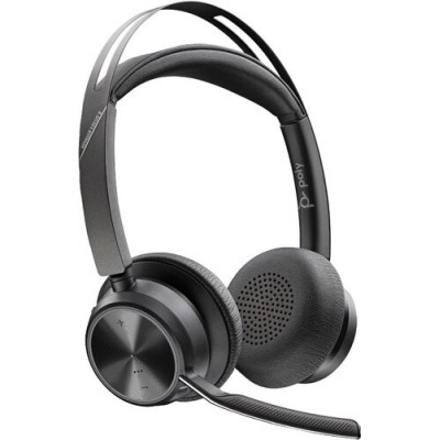 Diadema Poly Voyager Focus 2 - Inalámbrico - USB A - Bluetooth - Micrófono - 76U46AA