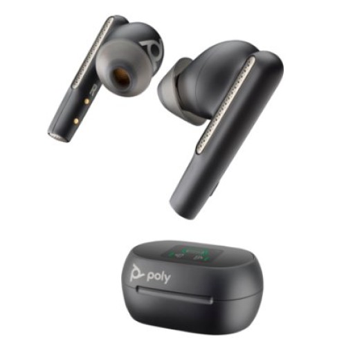 Auriculares Plantronics Voyager Free 60+ Bluetooth con Cancelación Activa de Ruido - Negro - Modelo 7Y8G3AA