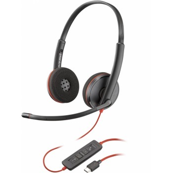 Diadema Poly Blackwire 3220 - Alámbrico - USB-C/A - Micrófono - 8X228A6