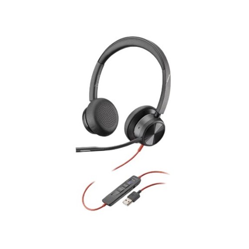 Diadema Poly Blackwire 8225 Alámbrica USB-A con Micrófono - Certificada para Microsoft Teams - Modelo 772K3AA
