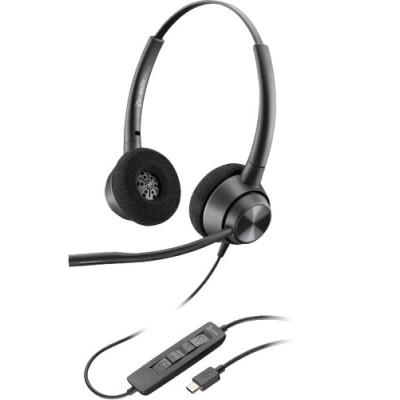 Diadema Poly EncorePro 320 - Alámbrico - USB C - Micrófono - 767G0AA Diadema Poly EncorePro 320 - Alámbrico - USB C - Micrófono - 767G0AA