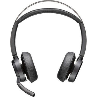 Diadema Poly Voyager Focus 2 - Alámbrico/Inalámbrico - Micrófono - Negro - Certificado para Microsoft Teams - 77Y85AA