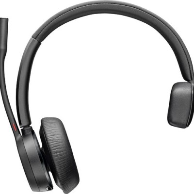 Diadema Poly Voyager 4310 - Inalámbrico - USB A - Bluetooth - Micrófono - Adaptador BT700 - Soporte de carga - 77Y92AA