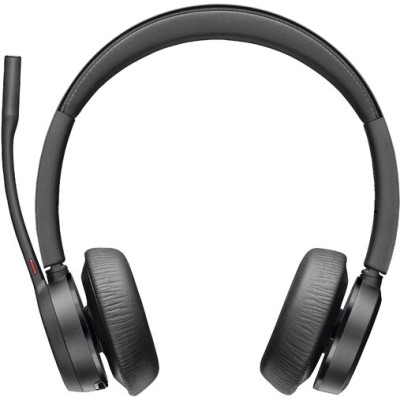 Diadema Poly Voyager 4320 - Alámbrico/Inalámbrico - Micrófono - Certificado para Microsoft Teams - 77Y98AA