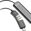 Adaptador Poly DA75 - USB A / USB C a QD - 786C6AA