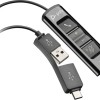 Adaptador Poly DA85 - USB a QD - Negro - 786C7AA