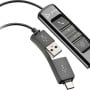 Adaptador Poly DA85 - USB a QD - Negro - 786C7AA
