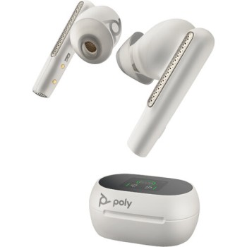 Auriculares Poly Voyager Free 60+ - Bluetooth - Blanco - 7Y8G5AA
