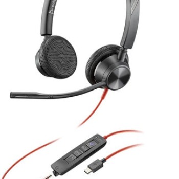 Diadema Poly Blackwire 3325 con Micrófono USB-C para Microsoft Teams - Modelo 8X222AA