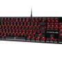 Teclado Gamer Primus Gaming Ballista100T - Alámbrico - Multimedia - LED Rojo - Switch Rojo - PKS-101S