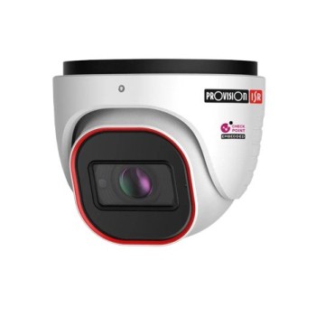 Cámara IP Provision ISR 4MP Domo/Torreta Audio Bidireccional Modelo DI-340IPEN-MVF-V4