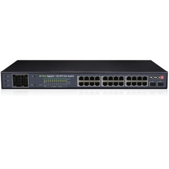 Switch Gestionado Provision-ISR 24 Puertos Gigabit PoE+ con 2 SFP - Modelo POES-24370GCL+2SFP