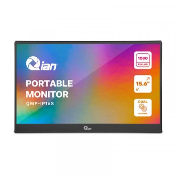 Monitor Portátil QIAN QMP-IP16S - 15.6" - Full HD - Mini HDMI - USB-C - QMP-IP16S