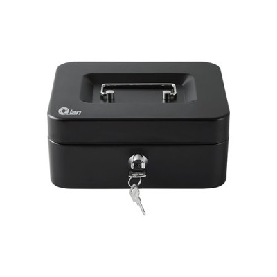 Cajon de Dinero QIAN QOC-143SK - 5 Billetes - 5 Monedas - Negro - QOC-143SK