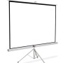 Pantalla de Proyección QIAN DIBAN QDP-69602 - 100" - 177 x 177cm - 0.35mm - Con Tripié - Blanca Mate - QPD-69602