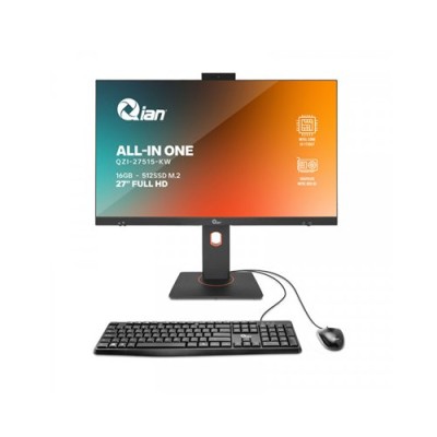All In One QIAN QZI-27515-KW - 27" - Intel Core i5-1135G7 - 16GB - 512GB SSD - Windows 11 de Prueba - QZI-27515-KW