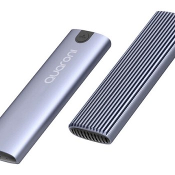Gabinete Quaroni EM2TL1 - M.2 - USB-C - SSD - Plata - EM2TL1 Gabinete Quaroni EM2TL1 - M.2 - USB-C - SSD - Plata - EM2TL1